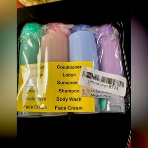 NWT!! Travel pack of necessary liquid items. NEW IN package